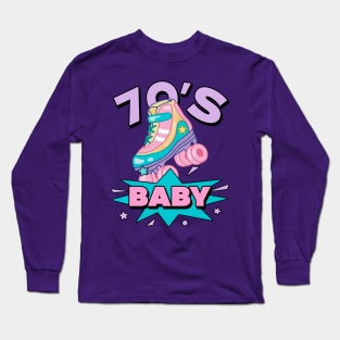 70S ROLLER Skating Long Sleeve T-Shirt